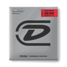 Load image into Gallery viewer, Dunlop Marcus Miller SUPER BRIGHT™ Bass Strings 45-105