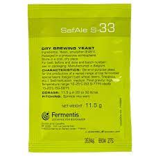 SafAle S-33 Belgian/Wheat Dry Yeast