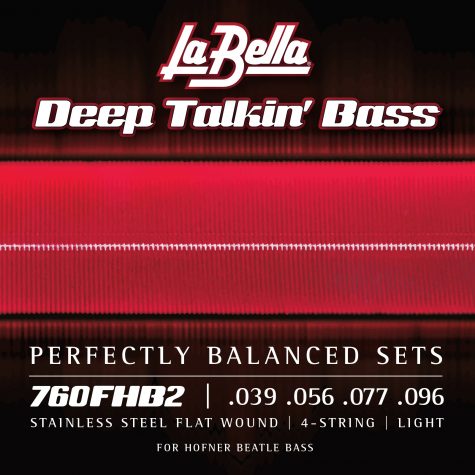 La Bella Deep Talkin' Bass Beatle Bass Stainless Flats - 39-96