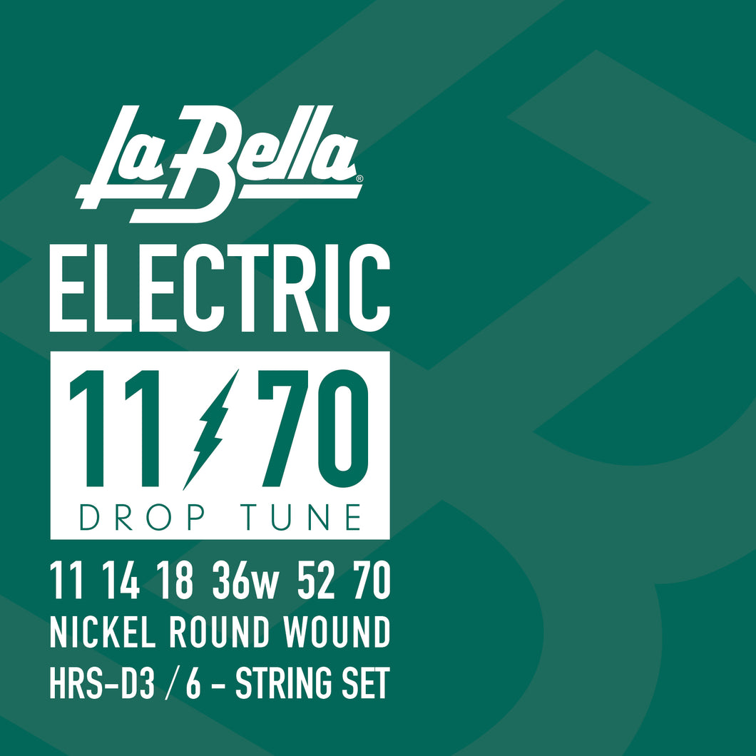 La Bella Drop Tune Electric Guitar Strings - 11-70