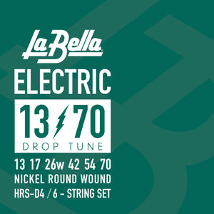 La Bella Drop Tune Electric Guitar Strings - 13-70